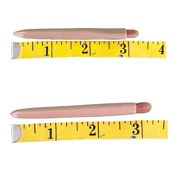 Mauve Pink 5 Piece Travel Mini Makeup Brush Set with Mirrored Case - Picture 8 of 16